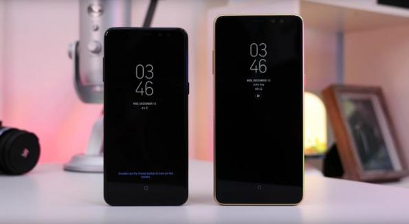 Bộ đôi Samsung A8 2018 được trang bị màn hình Infinity Dislay